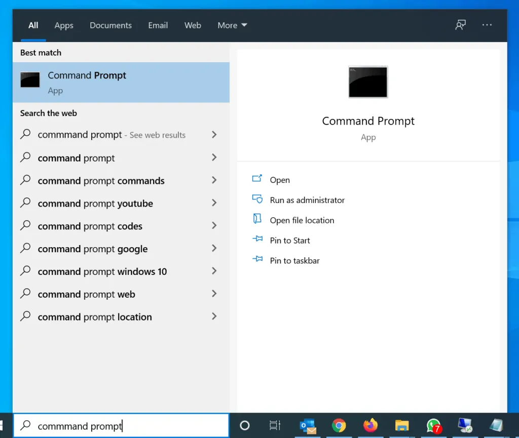 How to Run as Administrator on Windows 10 (Command Prompt) - How to Run Command Prompt as Administrator from Search