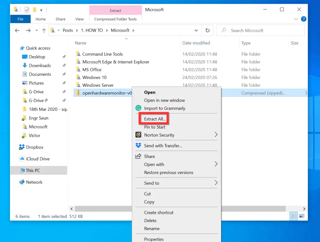 How to Check CPU Temp on Windows 10 with "Open Hardware Monitor"