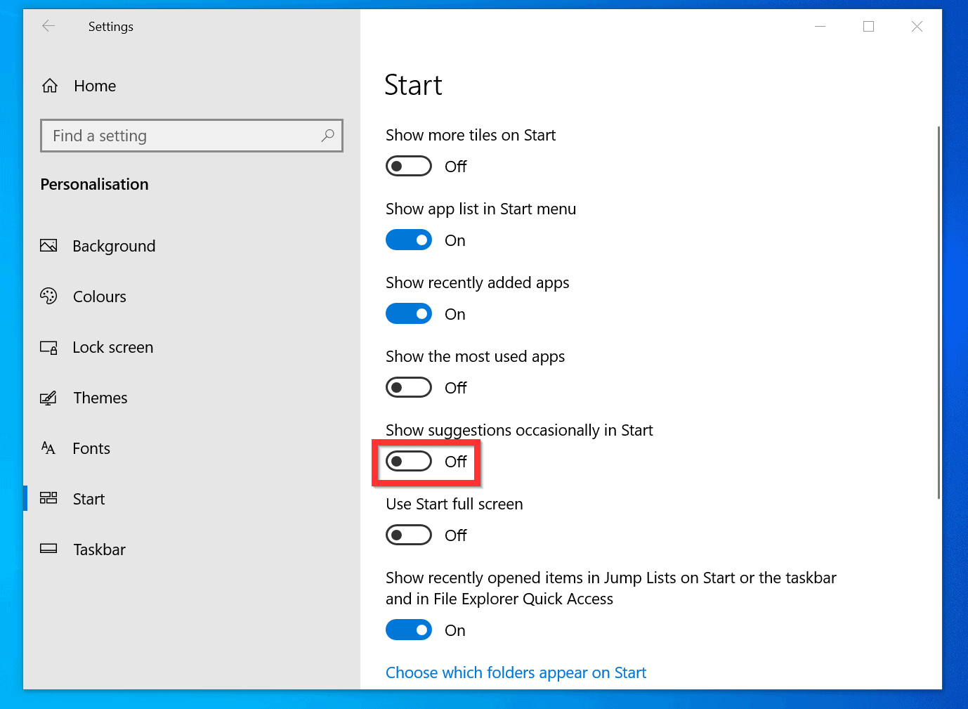 how to disable popups windows 10