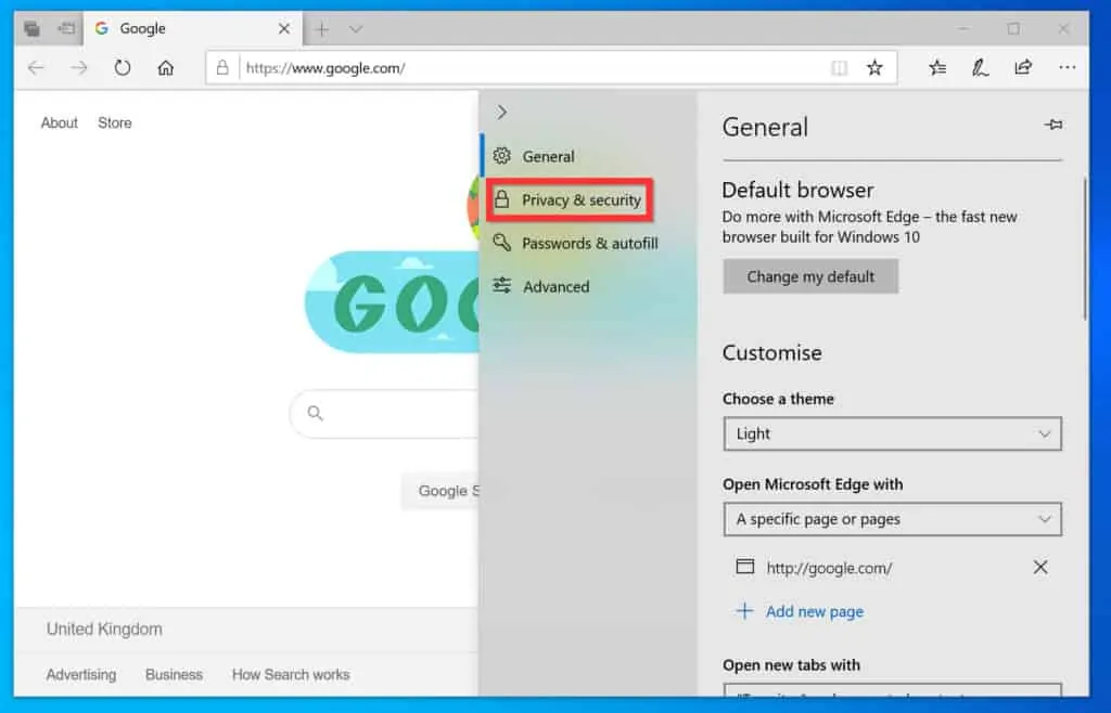 How to Stop Pop Ups on Windows 10 from Microsoft Edge