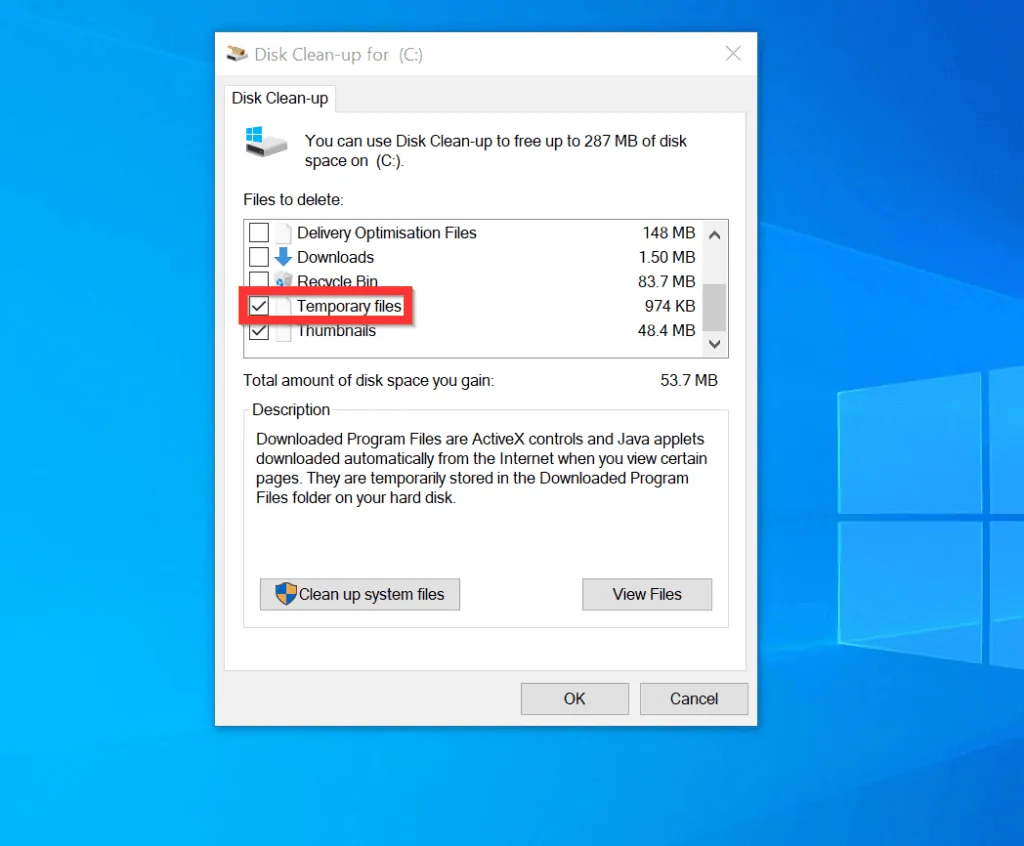 How to Delete Temporary Files on Windows 10 with Disk cleanup 