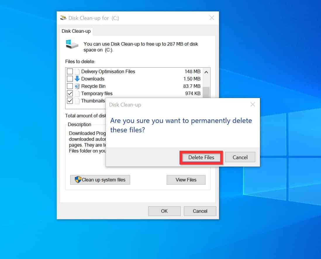 How to Delete Temporary Files Windows 10 (2 Methods)