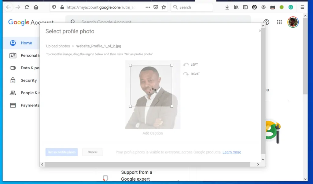 How to Change Google Picture from a PC