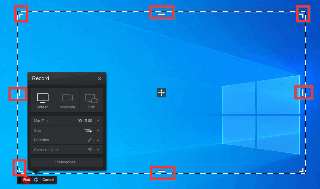 windows 10 record video on screen