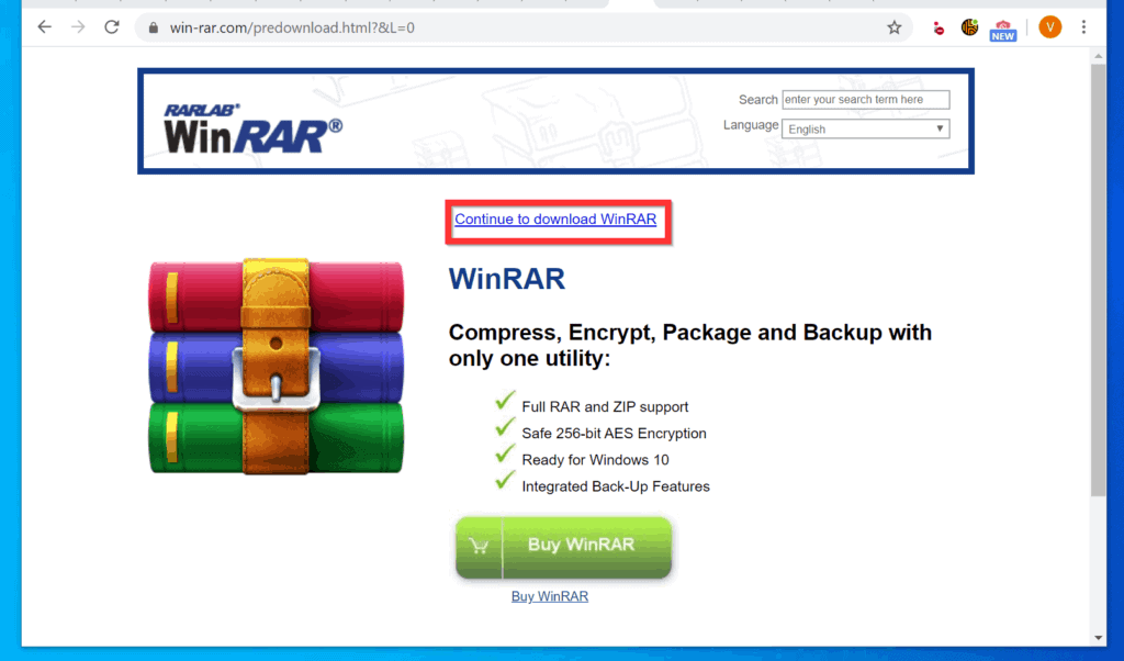 open rar file in windows