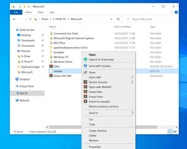 open rar windows 10 open rar windows 10