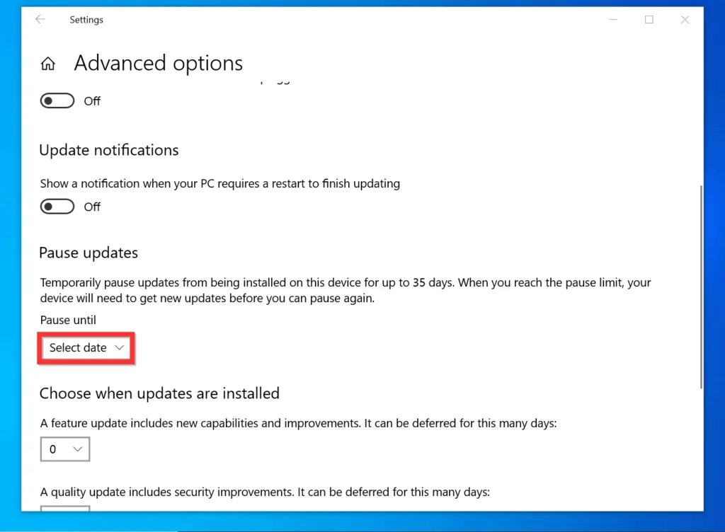 How to Stop Automatic Updates on Windows 10 by Pausing Updates
