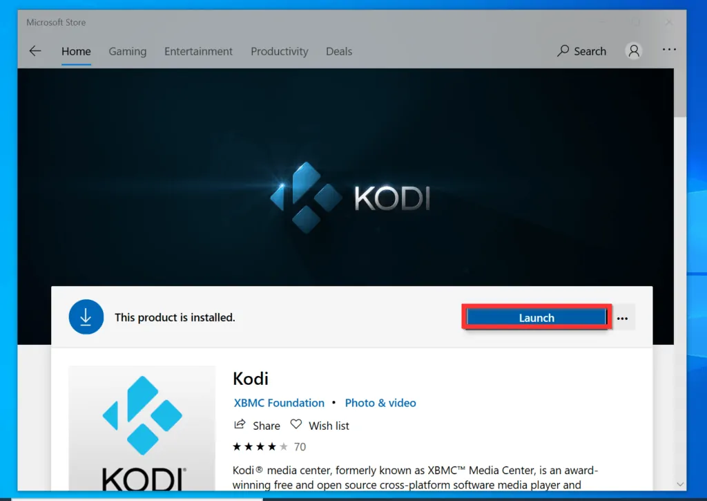  How to Install KODI On Windows 10 from Microsoft Store 