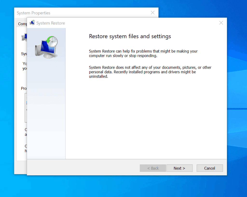 restore deleted files windows 10 free