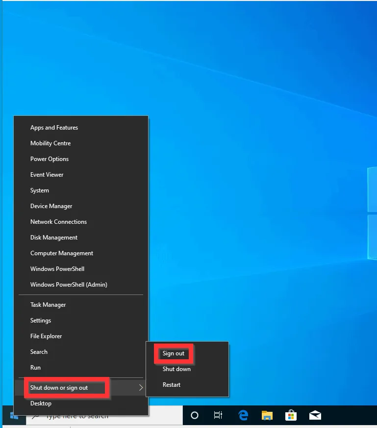 Step 2: Login with the New Local Account and Remove Microsoft Account from Windows 10