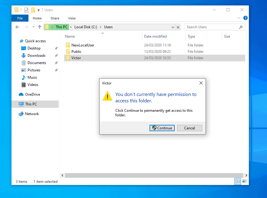 Step 3: to Remove Microsoft Account from Windows 10: Copy Data and Settings