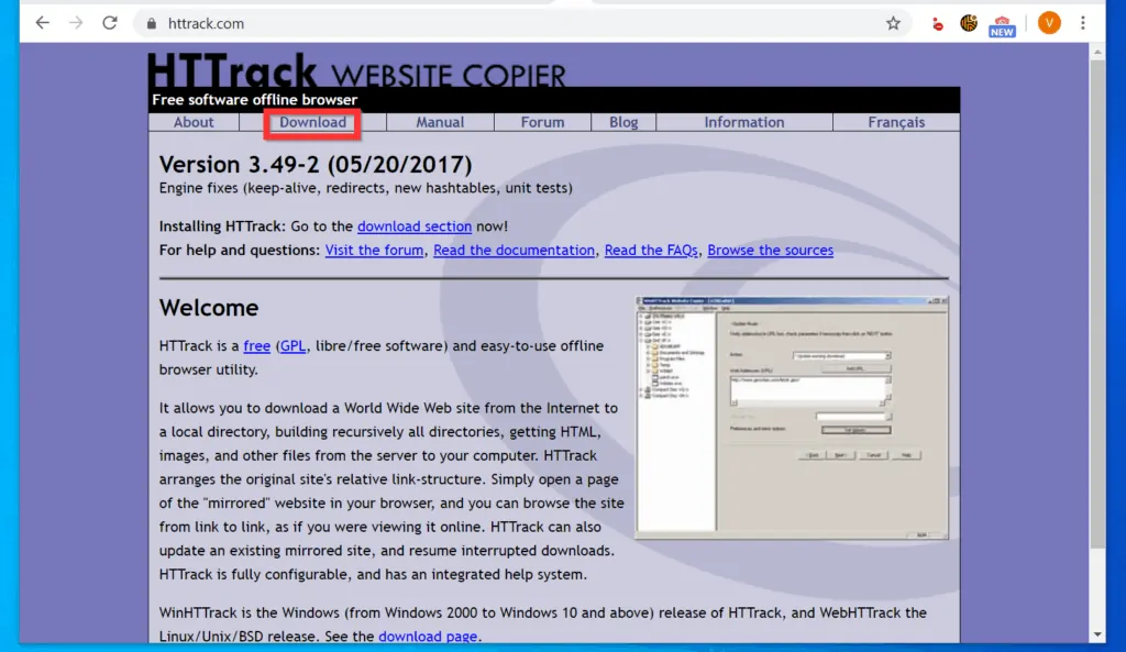 How to Download a Website with HTTrack - How to Download and Install HTTrack