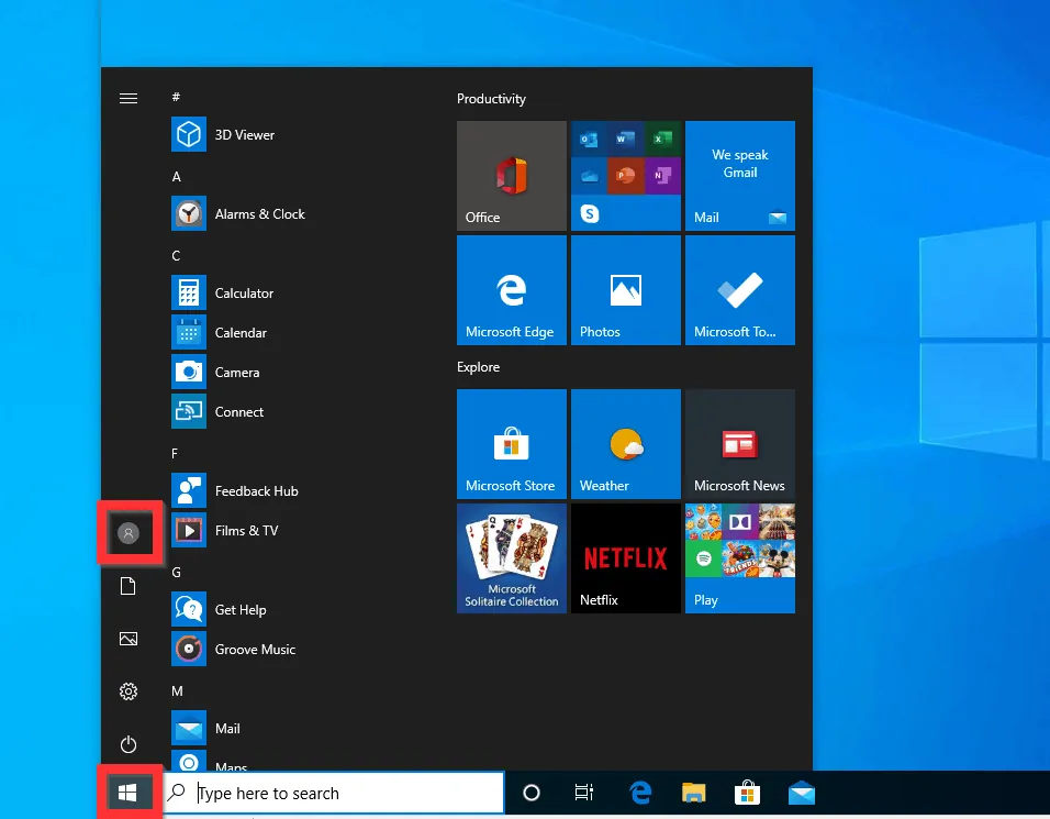 How to Lock Windows 10 from the Account Picture Menu