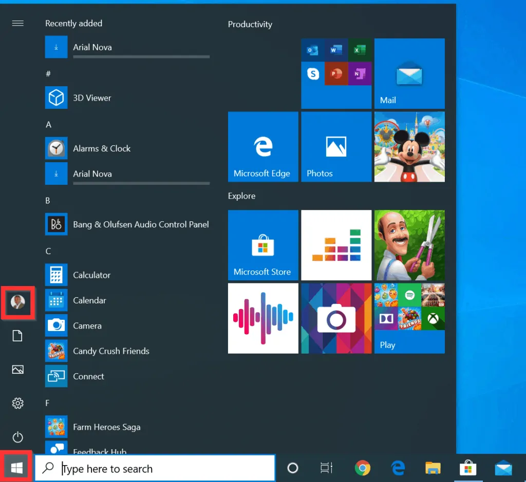 How to Lock Windows 10 from the Account Picture Menu