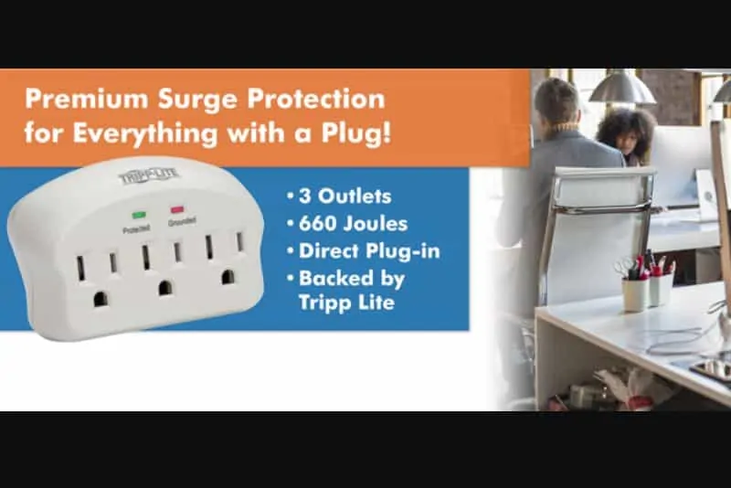 Best $10 Gift Ideas: Tripp Lite 3 Outlet Portable Surge Protector Power Strip  