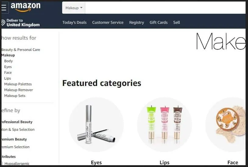 Best Place To Buy Makeup Online: Amazon Beauty