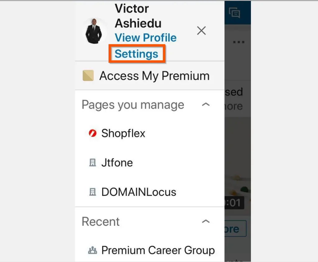 How to Enable LinkedIn Private Mode from iPhone 