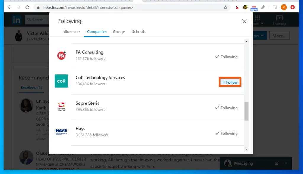 How to Remove Interests on LinkedIn