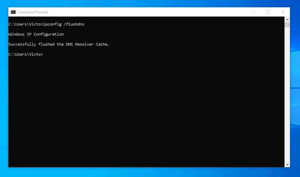How to Flush DNS on Windows 10 with CMD