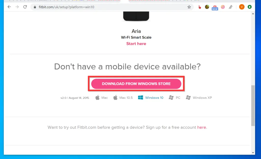 How to Install Fitbit App for Windows 10 Directly via Fitbit.com