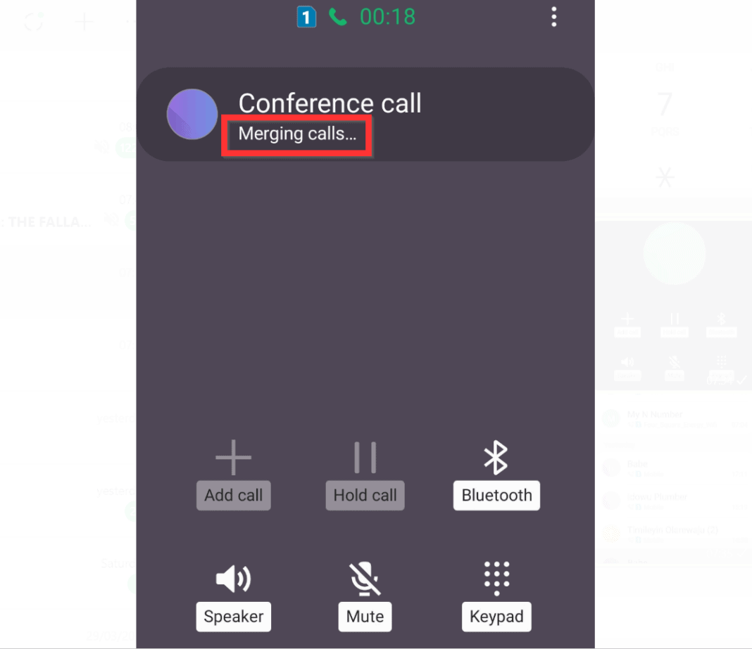 how to make a 3 way call on samsung s22