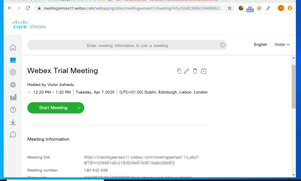 How to Use Webex to Schedule a Meeting
