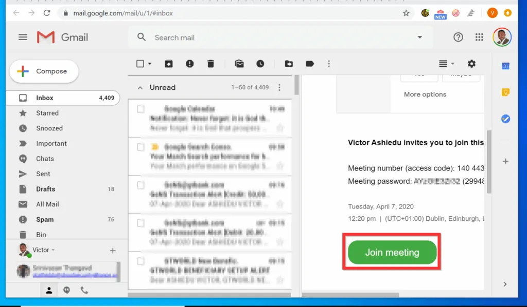 How to Use Webex to Join a Meeting - How to Join a Meeting from Email Invite on a PC