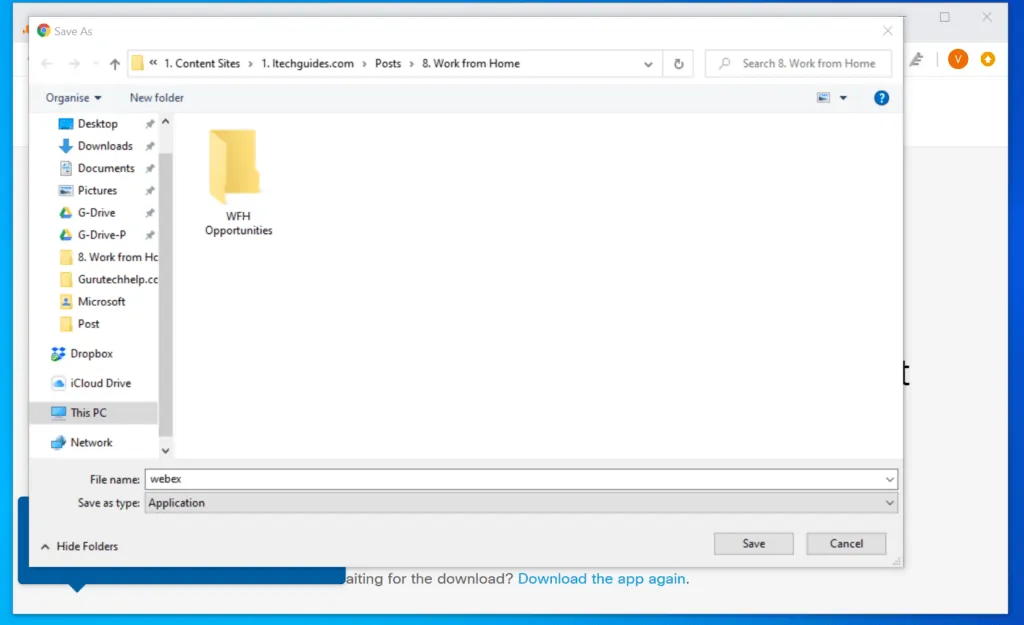 How to Use Webex to Join a Meeting - How to Join a Meeting from Email Invite on a PC