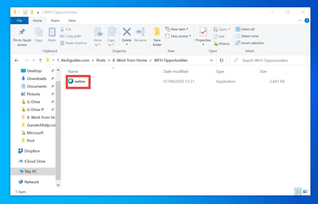 How to Use Webex to Join a Meeting - How to Join a Meeting from Email Invite on a PC