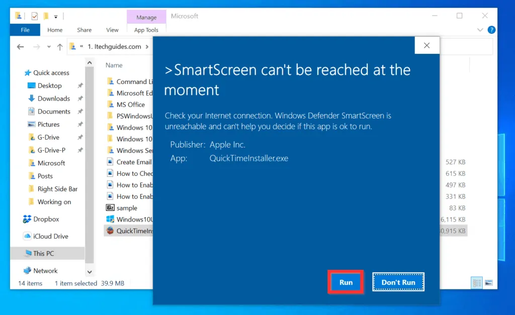 How to Install QuickTime for Windows 10