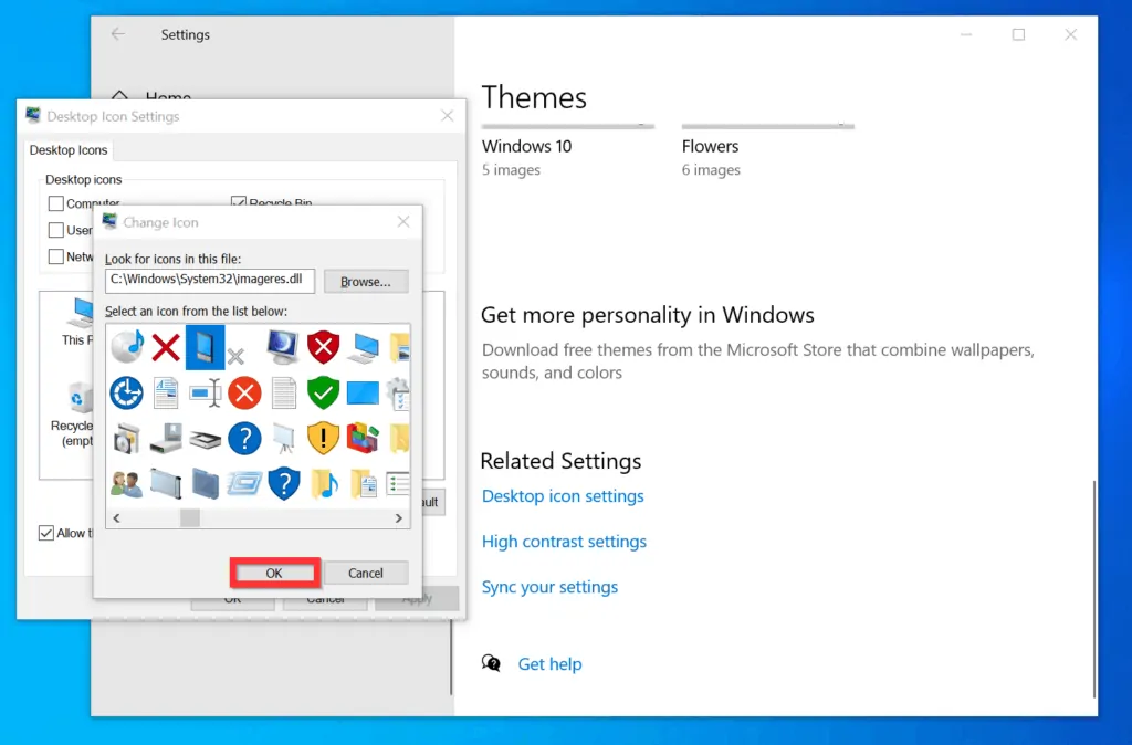 How to Change Desktop Icons on Windows 10