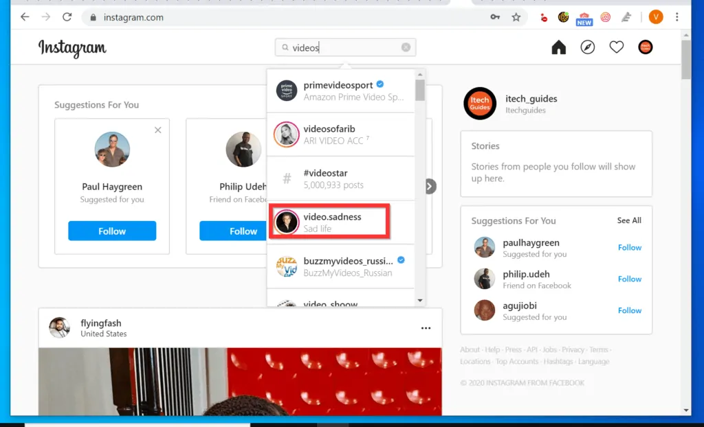 How to Download Instagram Videos on PC or Mac - step 1 Copy the Instagram Video Link from Instagram.com