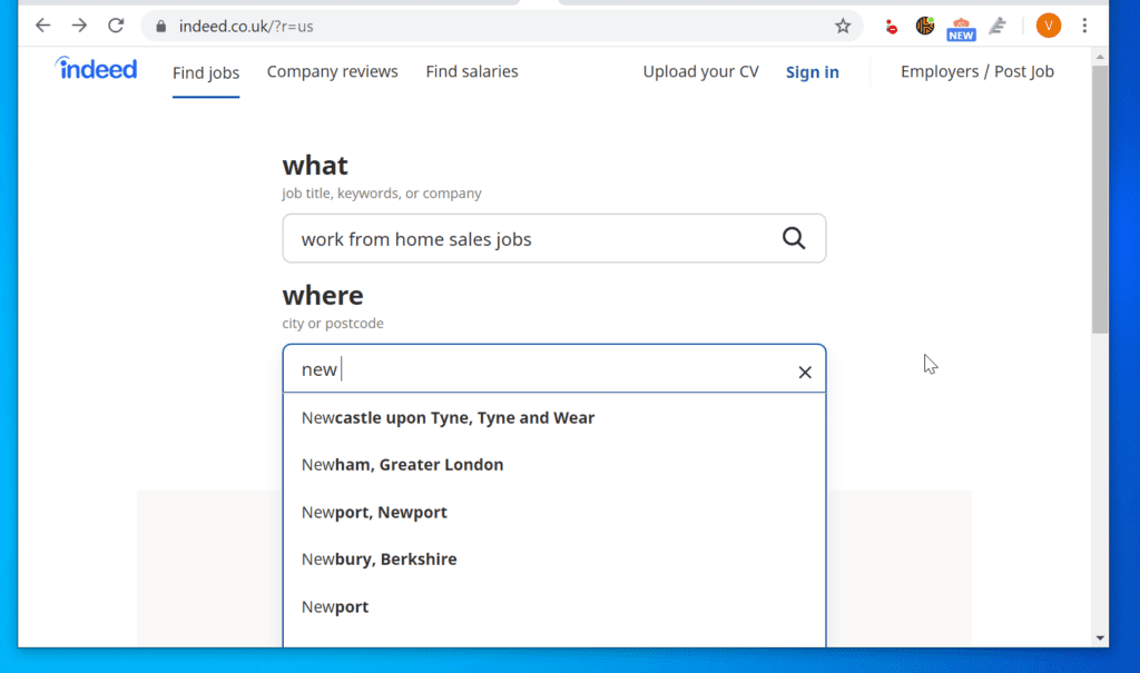 Indeed Job Search How to Perform Indeed Job Search