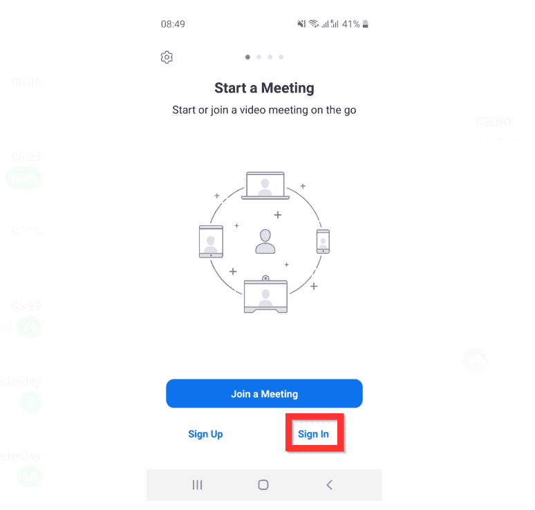 How to set up a zoom meeting gaichess