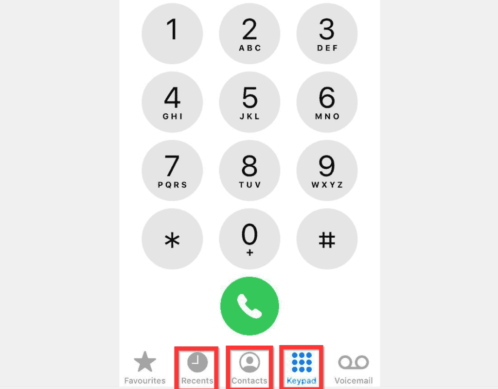 How to Make a Conference Call on iPhone - step 1: Place the First Call