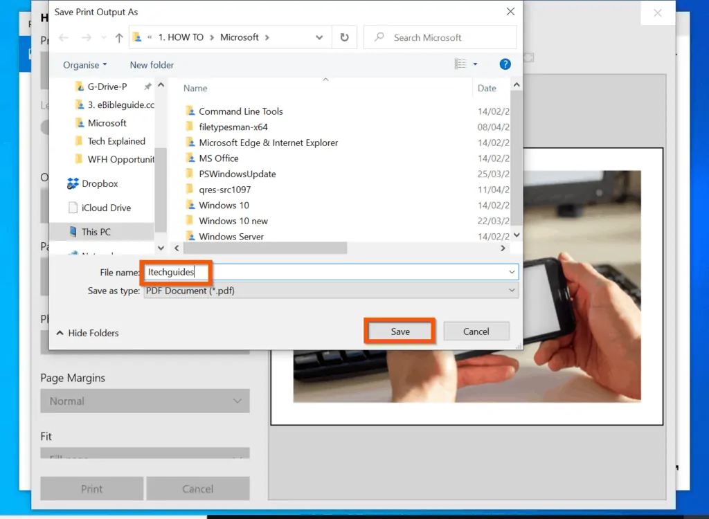How to Convert JPG to PDF on Windows 10 from Photos App