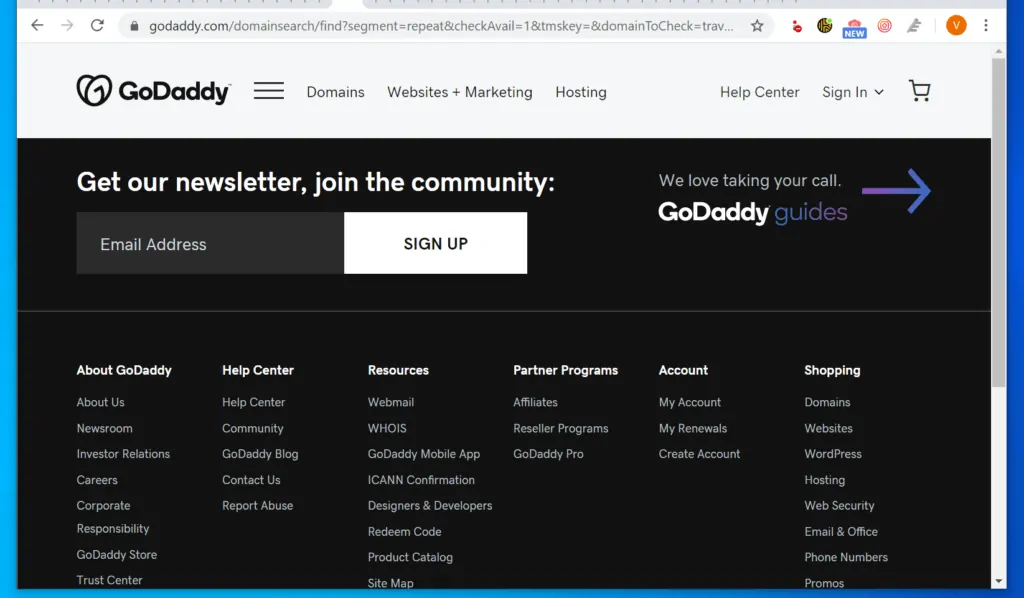 How to Choose a Domain Name with Godaddy.com