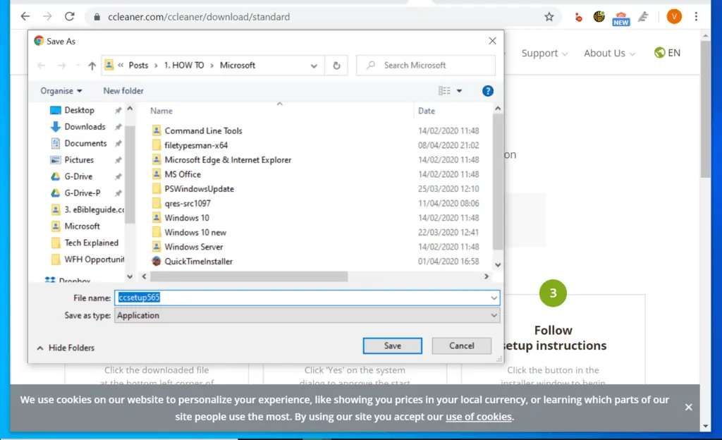 How to Clean Registry on Windows 10 - step 1 - Download and Install CCleaner