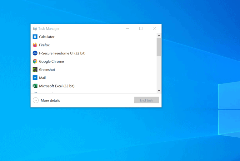 How to Open Task Manager on Windows 10