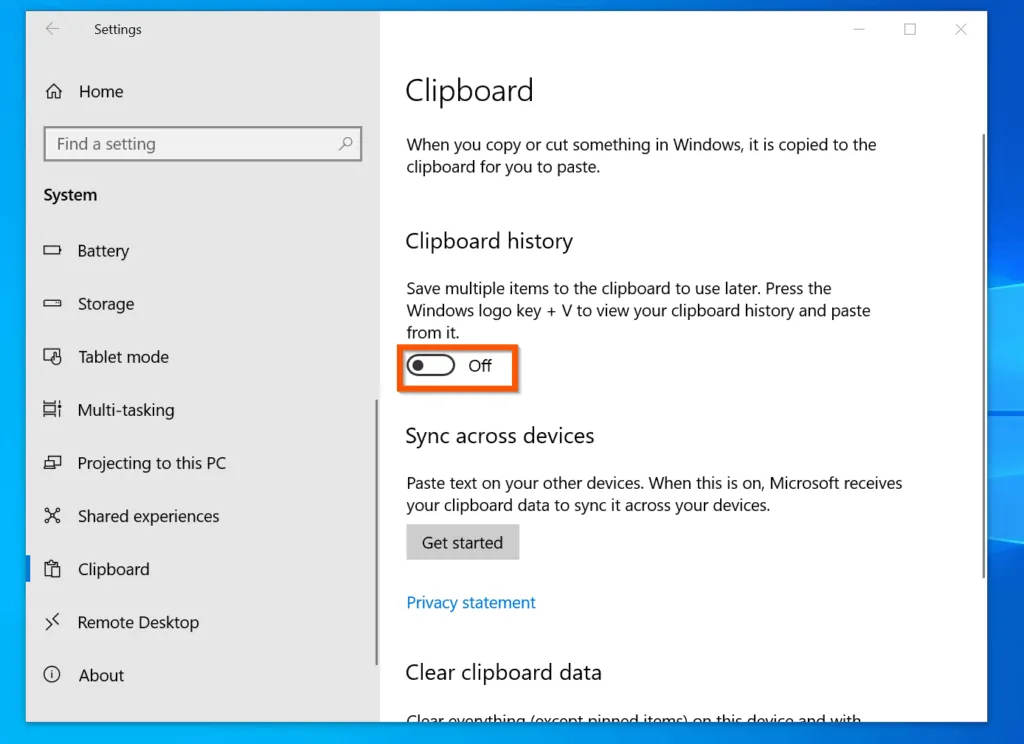  How to Clear Individual Clipboard Items from History - How to Enable Clipboard History
