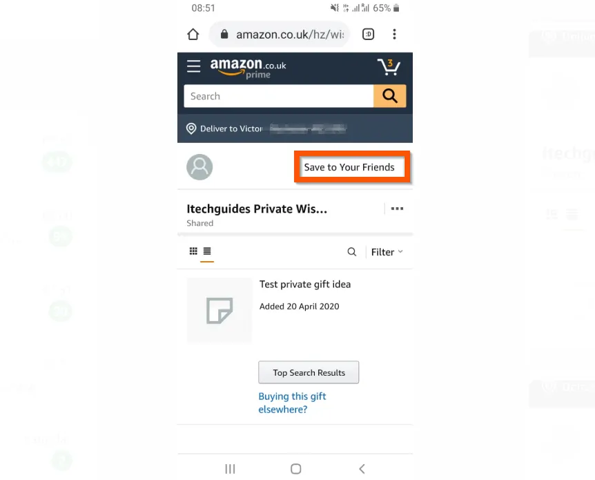 How to Find Someone's Amazon Wish List from a Smartphone