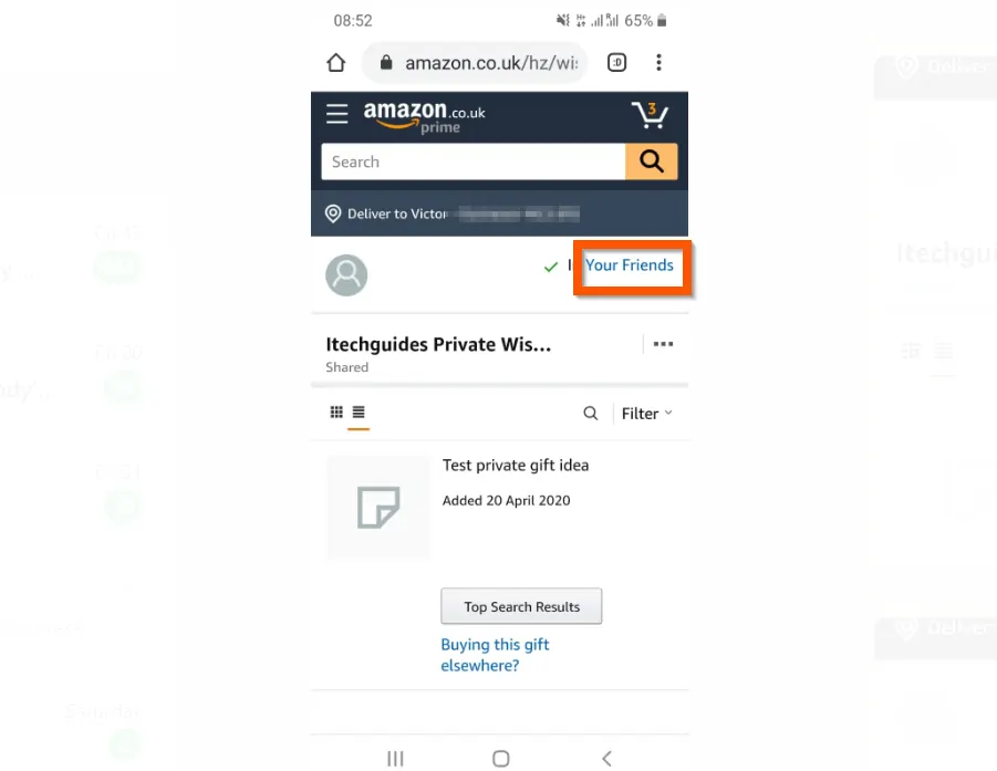 How to Find Someone's Amazon Wish List from a Smartphone