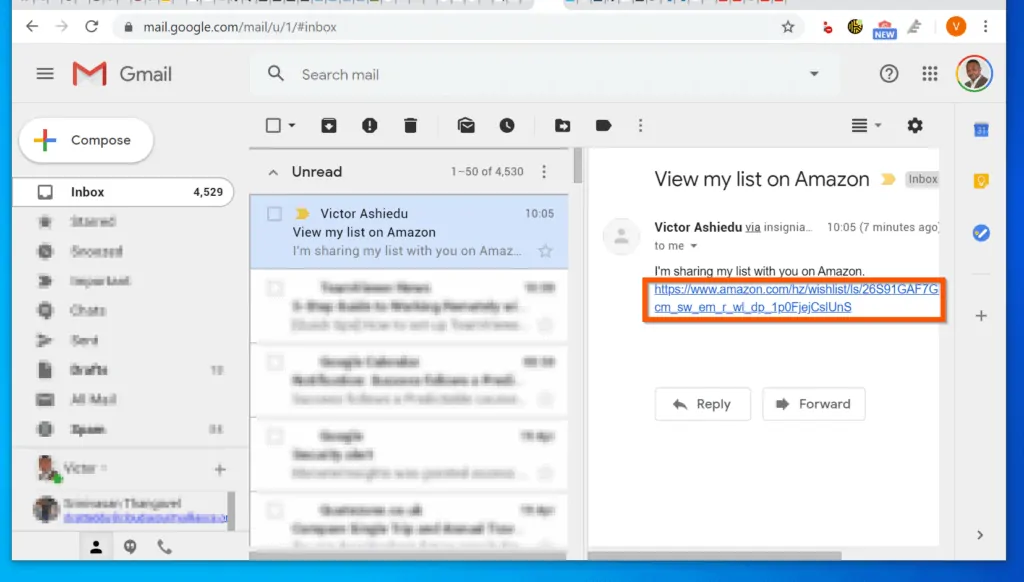 How to Find Amazon Wish List by Email - Itechguides