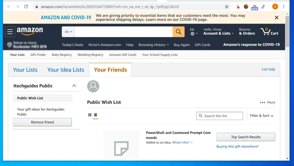 How to Find Amazon Wish List by Email from a PC