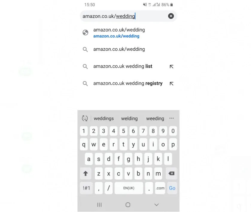 How to Perform Amazon Wedding Registry Search from a Smartphone