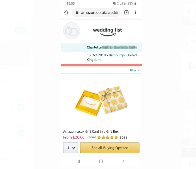 How to Perform Amazon Wedding Registry Search from a Smartphone