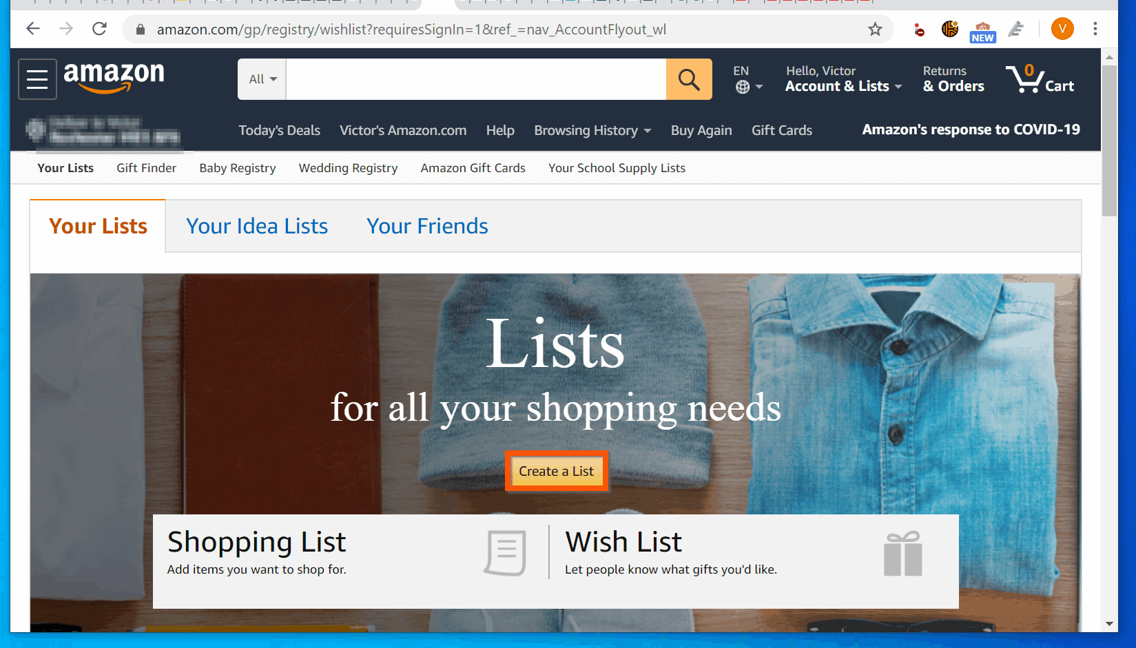 Amazon Shopping List Create, Share and Search Amazon Shopping List