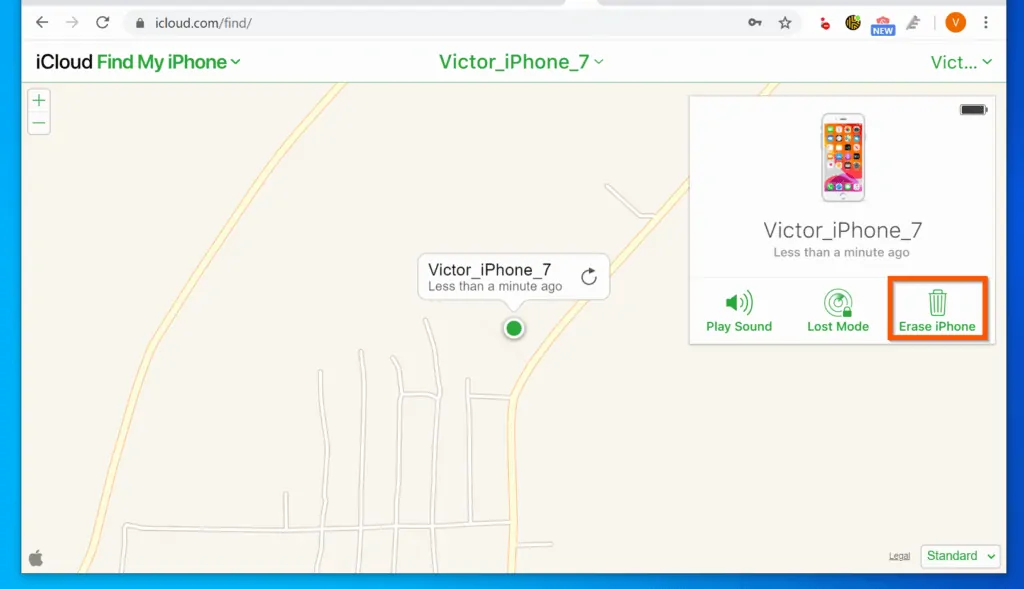 How to Turn off Find My iPhone from iCloud.com