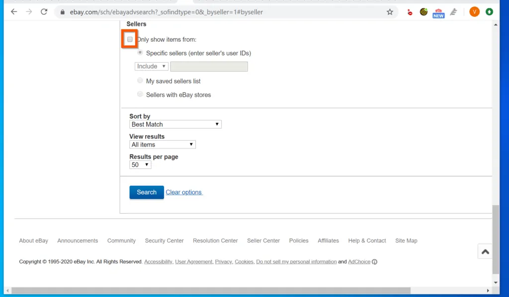 How to Find a Seller on eBay from PC or Mac