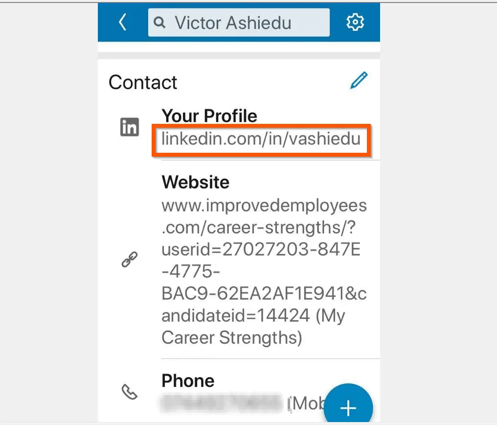 How to Find LinkedIn URL on iPhone